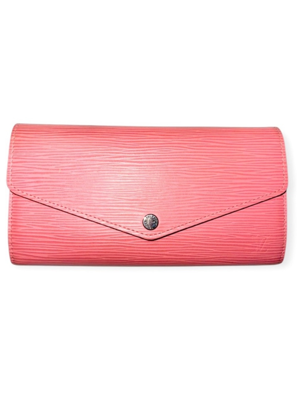 LOUIS VUITTON Sarah Wallet Epi Leather Coral EUC